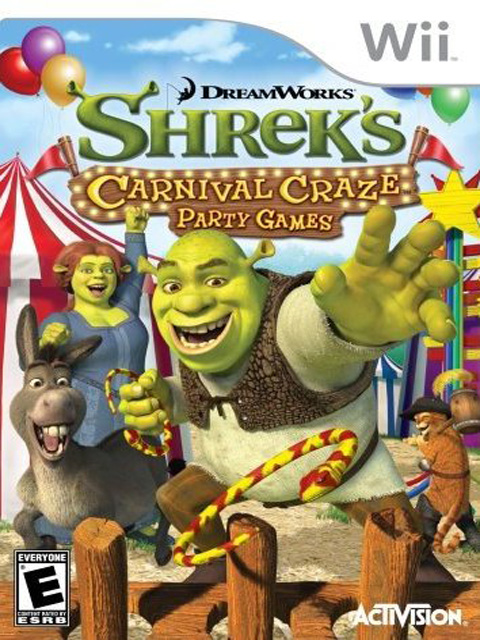 Shrek Carnival Craze Party Games  Wii